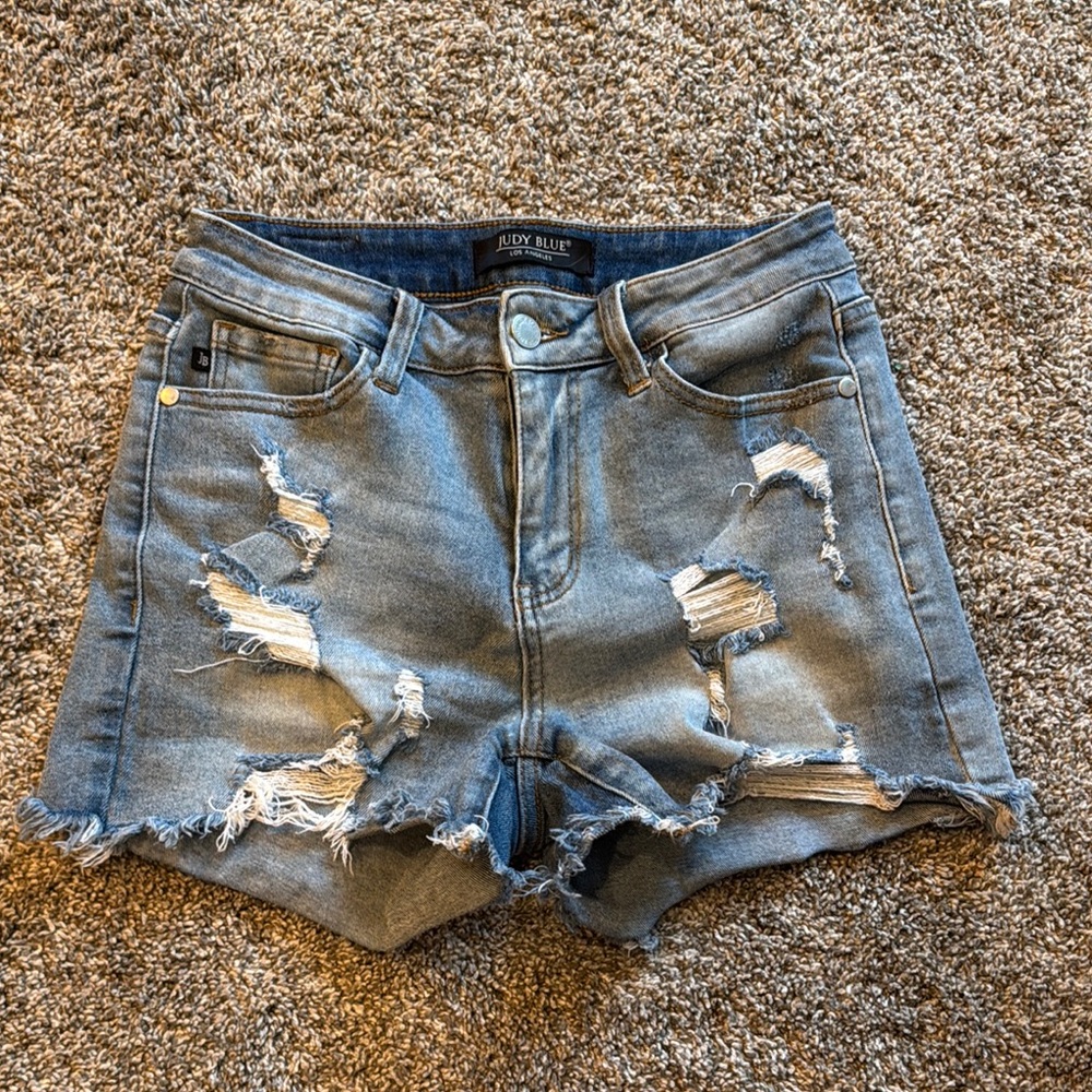 Judy Blue Distressed Jean Shorts